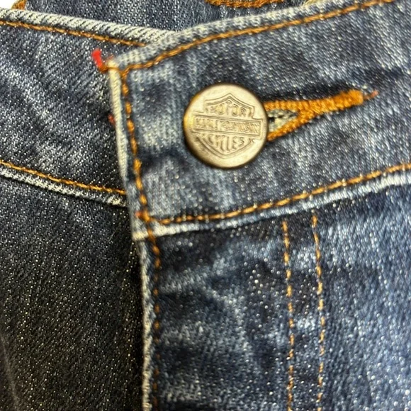 Harley Davidson women’s boot cut Jeans sz 14p - Picture 2 of 9
